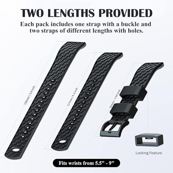 22mm Quick Release Replacement Watch Strap/Band - NWT! Gray, Dragon Scales - Picture 12 of 16